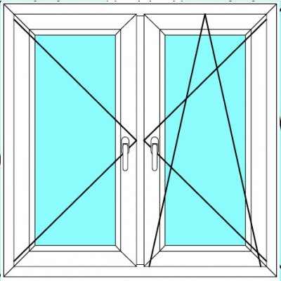 Ekosun Plastové okno 140x180 dvoukřídlé se sloupkem Ekosun 70 – Zbozi.Blesk.cz