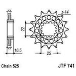 JT Sprockets JTF 741-14 – Zbozi.Blesk.cz