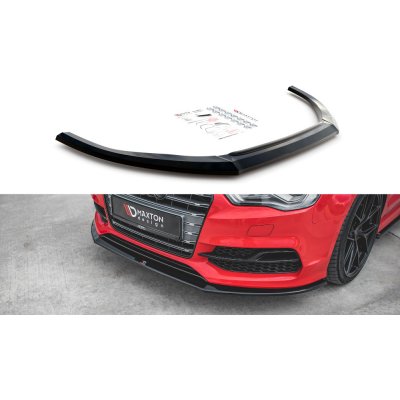 Maxton Design spoiler pod přední nárazník pro Audi A3, S3 8V, černý lesklý plast ABS – Zbozi.Blesk.cz