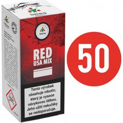 Dekang Fifty Red USA MIX 10 ml 0 mg – Hledejceny.cz