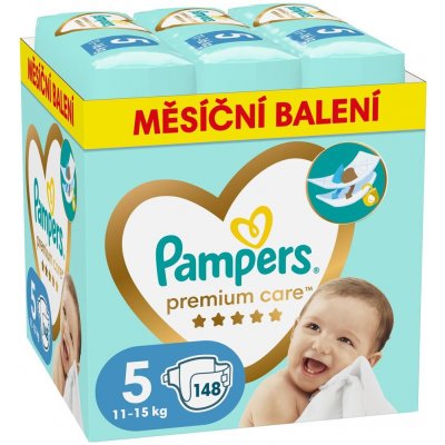Pampers Premium Care 5 148 ks – Sleviste.cz
