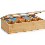 Zeller Elegantní kazeta na čajové sáčky 10 přihrádek – Zboží Mobilmania