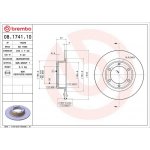 Brzdový kotouč BREMBO 08.1741.10