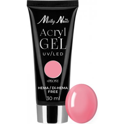 Molly Nails Acryl gel Hema/di-Hema free Peony 30 ml – Zboží Dáma