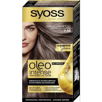 Syoss Oleo Intense popelavě středně plavý 7-56 – Sleviste.cz