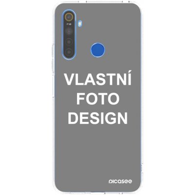 Pouzdro Picasee silikonové Realme 5 - Vlastní design/motiv čiré – Zboží Mobilmania