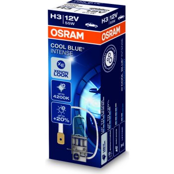 Osram Cool Blue Intense 64151CBI H3 PK22s 12V 55W