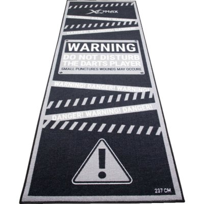 XQMax Darts Dart Mat Koberec k terči Warning – Hledejceny.cz