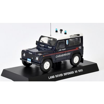 DeAgostini Land Rover Defender 90 1995 Carabinieri časopis s modelem 1:43