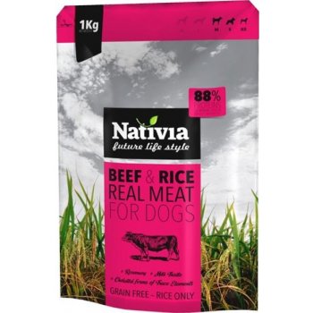 Nativia Real Meat beef & rice 1 kg