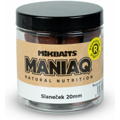 Mikbaits ManiaQ Boilies rozpustné 250 ml 20 mm Slaneček – Hledejceny.cz
