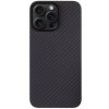 Pouzdro a kryt na mobilní telefon Apple Tactical Aramid se vzorem karbonových vláken a MagSafe pro iPhone 15 Pro Max tmavě šedý 8596311221279