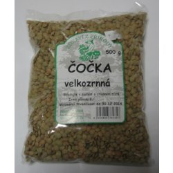 Zdraví z přírody, čočka velkozrnná, 500g