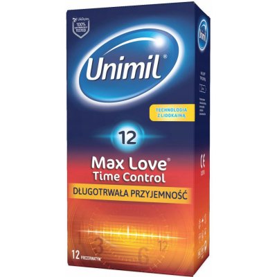 Unimil Max Love Time Control 12 pack – Zboží Mobilmania