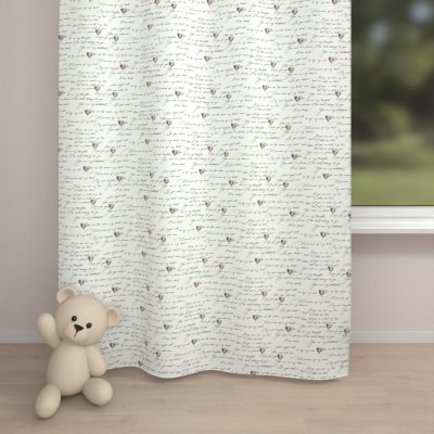 Biante Dětský bavlněný závěs Sandra SA-028 Vyznání lásky 135x140 cm – Hledejceny.cz