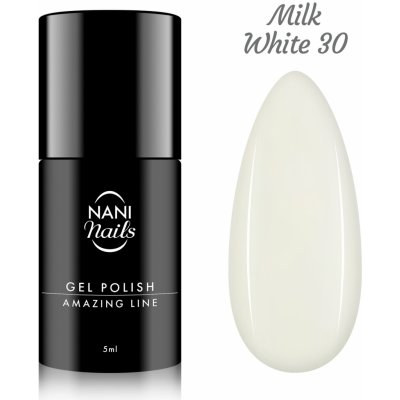 NANI Gel lak Amazing line Milky White 5 ml – Zboží Dáma