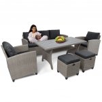 di volio Zahradní nábytek GENOVA Šedo / grafitový – Zboží Mobilmania