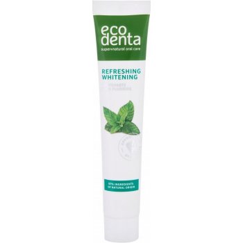Ecodenta Refreshing Whitening bělicí zubní pasta s mátovým olejem 75 ml