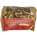 Koláčkova Pekárna Bio Chléb semínkový bezlepkový - bez mouky 620 g – Sleviste.cz