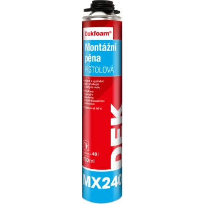 DEKFOAM MX240 Pěna montážní pistolová 750 ml – Hledejceny.cz