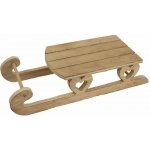 Dekorační sáňky D4196/2 30 × 11 × 7 cm – Hledejceny.cz