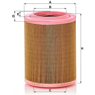 MANN-FILTER Vzduchový filtr MANN C18003(MF C18003) – Hledejceny.cz