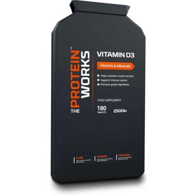 Vitamín D3 The Protein Works 180 tablet – Hledejceny.cz