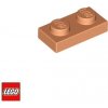 LEGO® doplněk LEGO® 3023 Podložka 1x2 Nugátová-Pleťová