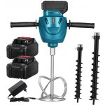 Jipos Tools Aku míchadlo a zemní vrták 2v1 2x18V R2309 JIPOS – Hledejceny.cz