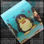 BB Tape kineziologický tejp vzor tučňák modrá dětský 5 cm x 5 m – Zboží Dáma