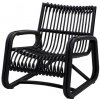 Zahradní židle a křeslo Cane-line Nízké křeslo Curve, 64x77x70 cm, výplet plastová lanka natural