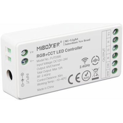 MiBoxer FUT039S kontrolér pro RGB+CCT LED – Zbozi.Blesk.cz