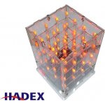 HADEX Světelná krychle LED 3D 4x4x4 dvoubarevná LED – Zboží Dáma