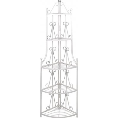 vidaXL stojan na květiny 40783 bílý – Zboží Dáma