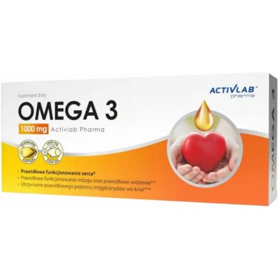 Activlab Pharma Omega-3 1000 mg 60 kapslí – Hledejceny.cz