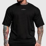 Iron Aesthetics Oversize tričko Major černá černé – Zboží Dáma