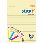 Stick´n Samolepicí bločky Stick´n by Hopax - 101 mm x 150 mm / linka / 90 lístků / Magic / pastel – Hledejceny.cz