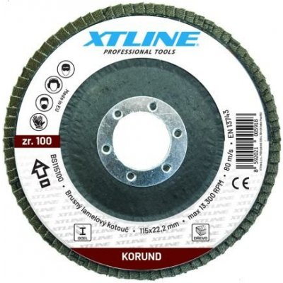 Kotouč brusný lamelový-korund 150mm, zr.80 – Zboží Dáma