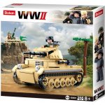 Sluban B0691 Německý tank Panzer II – Zboží Dáma