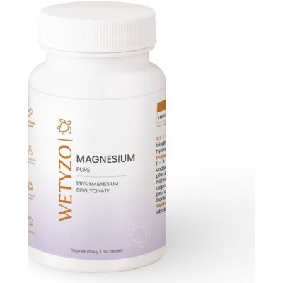 WETYZO Pure Magnesium bisglycinate 90 kapslí – Hledejceny.cz