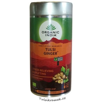 Organic India Tulsi Ginger BIO plech 100 g