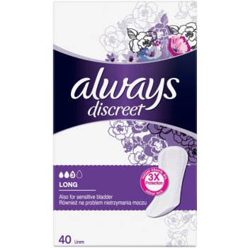 Always Discreet Long inkontinenční slipové intimní vložky 40 ks