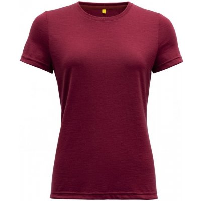 Devold Eika merino 150 tee WMN Beetroot vínová – Zboží Dáma