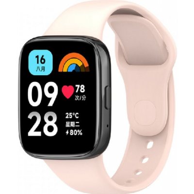 Xiaomi Barevný náramek na Redmi Watch 3 Active - světle růžová WSRW3ARS – Zboží Živě