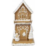 Clayre & Eef Svítící perníková chaloupka Gingerbread House - 8*8*15 cm – Hledejceny.cz
