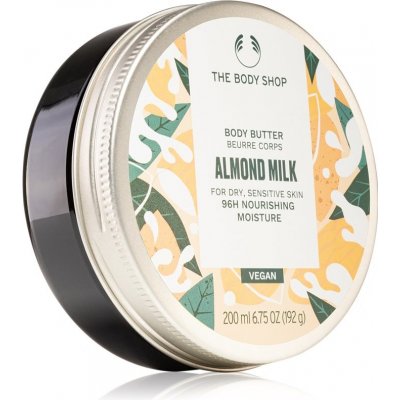 The Body Shop Almond Milk výživné tělové máslo pro suchou a citlivou pokožku 200 ml