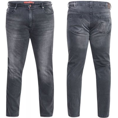 D555 kalhoty pánské BENSON jeans džíny tmavě šedá