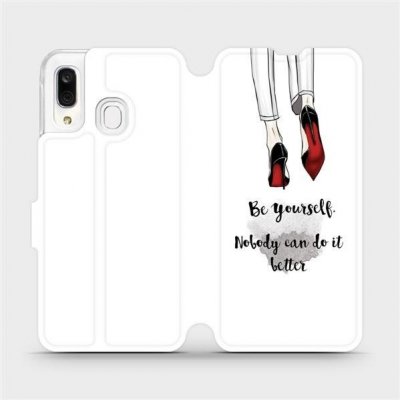 Pouzdro Mobiwear parádní flip Samsung Galaxy A40 - M046P Be yourself