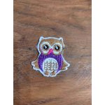 Nažehlovačka sova malá fialová – Zboží Dáma