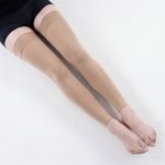 Medial Distribuce Zdravotní kompresivní punčochy stehenní legíny footless Tělová – Sleviste.cz